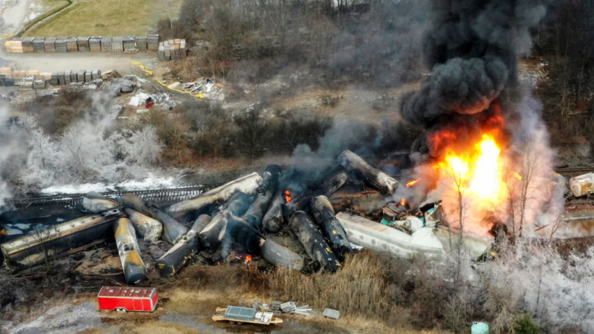 A crash site