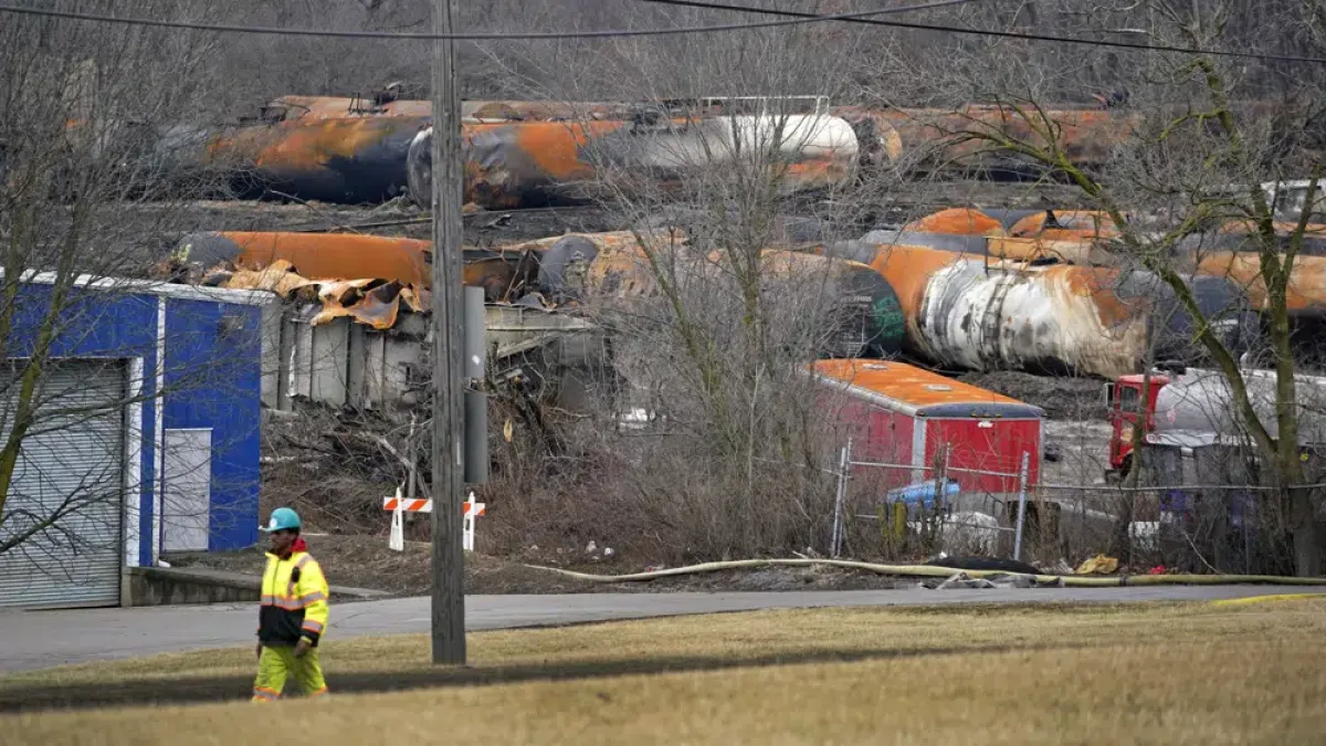 Derailment in East Palestine, OH outside Darlington Township PA