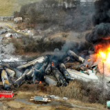 A crash site