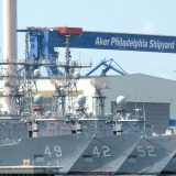 A photo of the Philadelphia Shipyard